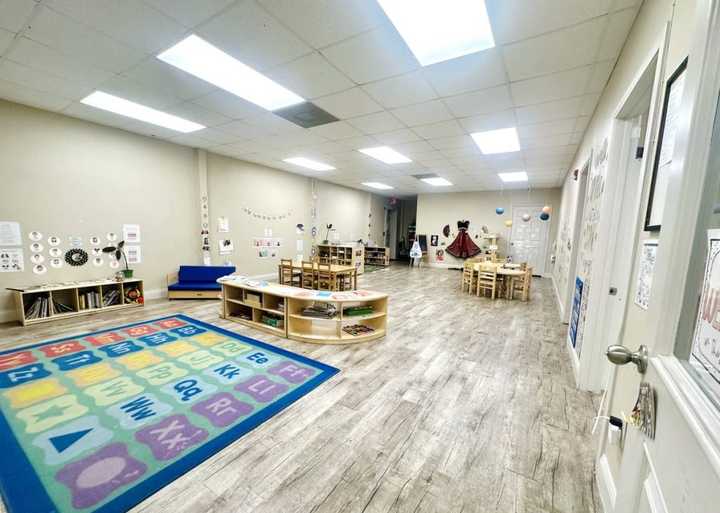 "Classroom spaces at daycare and child care center in League City TX"