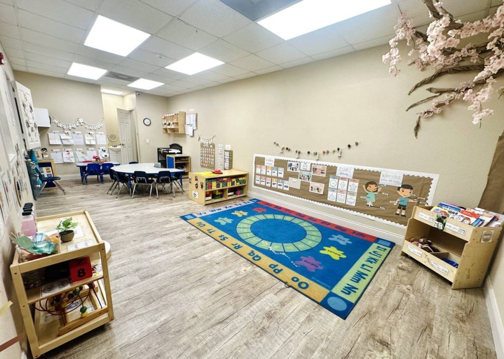 "Child care center in Webster TX with safe and welcoming learning spaces"
